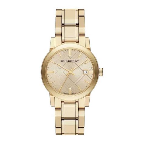 burberry ladies the city watch bu9134|Burberry The City Watch Ladies Gold BU9134 – Watchlyx.